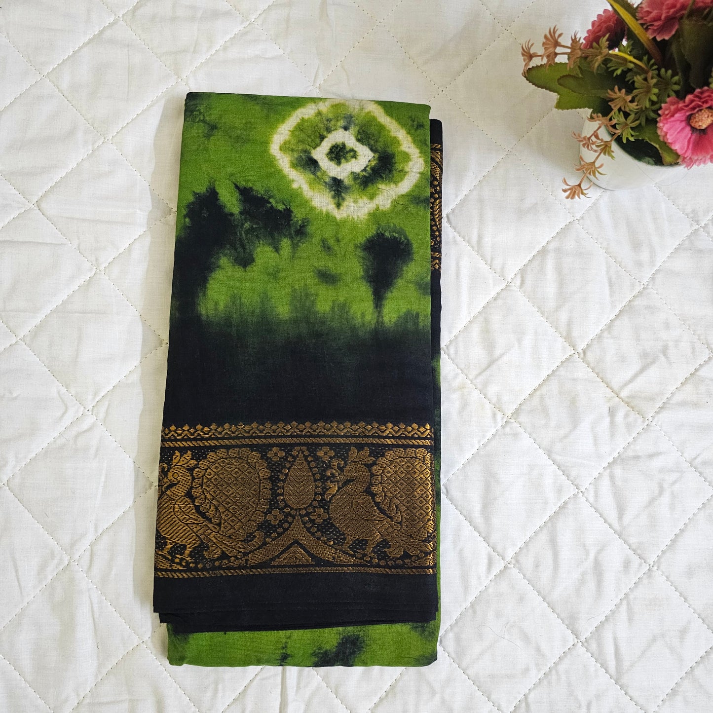 Soft cotton silk saree