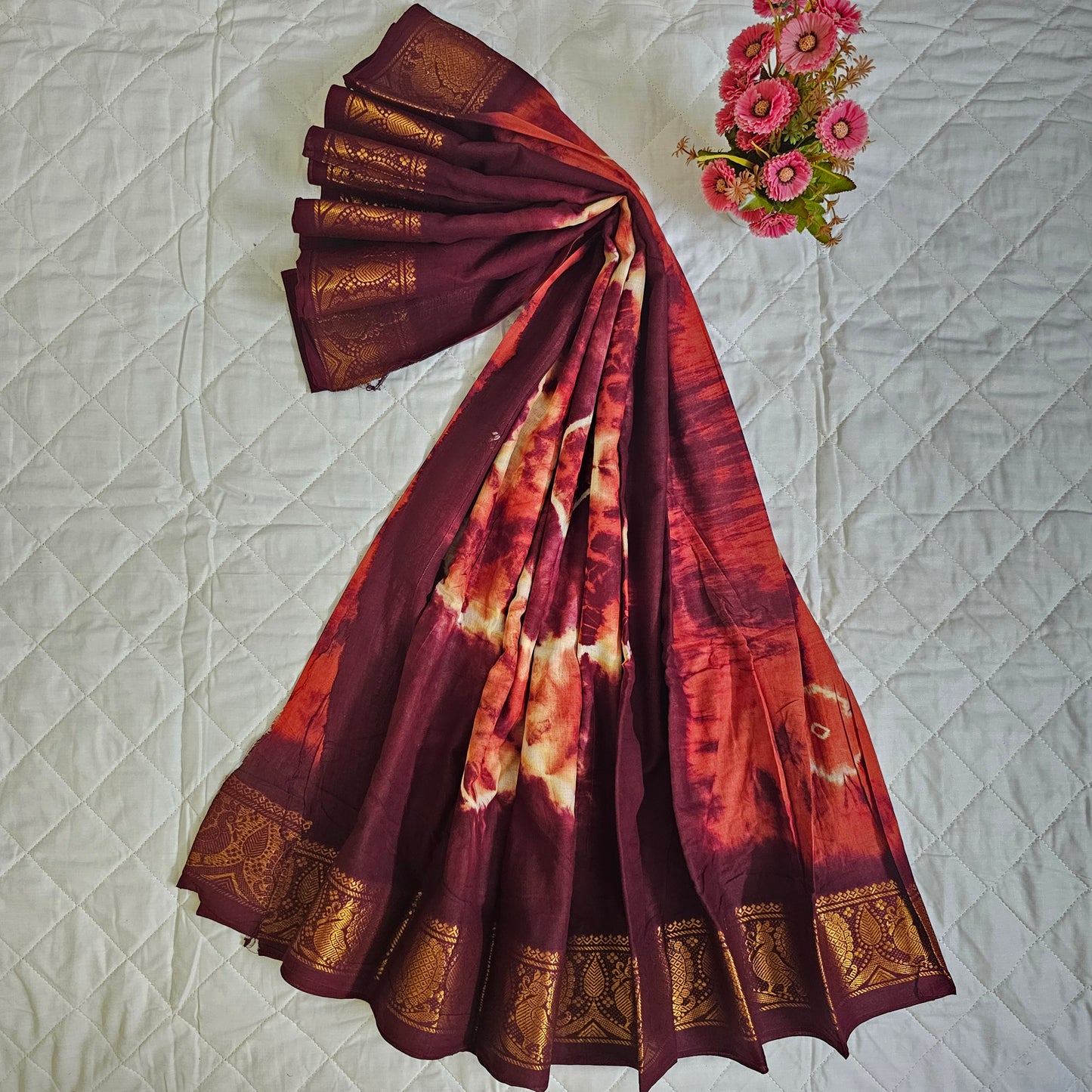 Soft cotton saree
